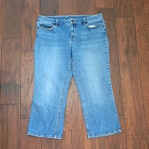 Ann Taylor LOFT women's cropped jeans size 12